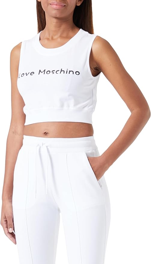 Love Moschino Cropped Top Donna